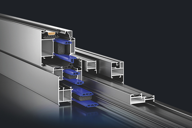 Haitec Aluminum Window and Door Profiles High-strength excellent durability modern design multiple surface finishes for residential and commercial projects