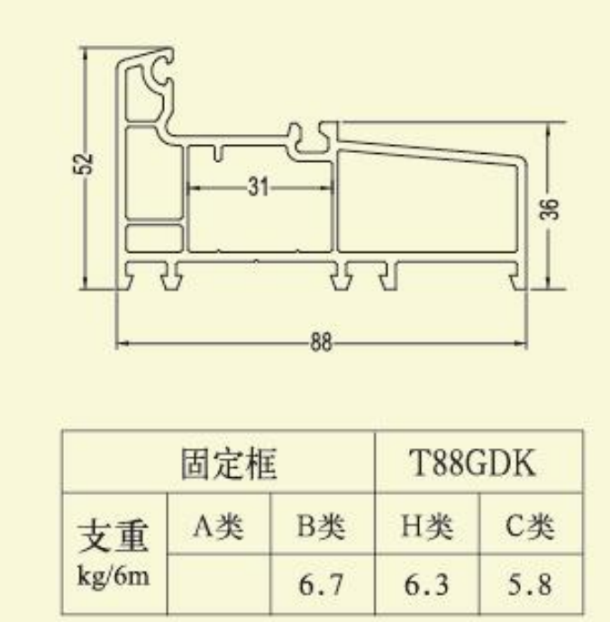 88 Fixed Frame