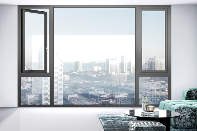 Haitec Finished Windows and Doors Energy-efficient durable stylish uPVC aluminum for residential and commercial buildings